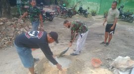 Foto: Kegitan anggota Koramil 17 Dungkek Kodim 0827/Sumenep