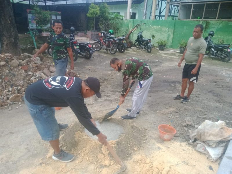 Foto: Kegitan anggota Koramil 17 Dungkek Kodim 0827/Sumenep