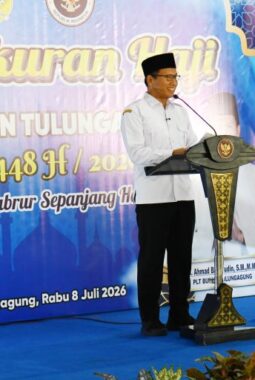 Tasyakuran Jamaah Haji 2026, Plt Bupati Tulungagung: Haji Mabrur Harus Melahirkan Kepedulian Sosial