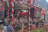 Apel akbar hari pramuka ke-65 dengan tema