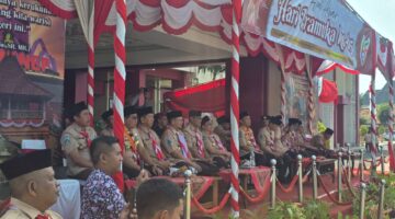 Apel akbar hari pramuka ke-65 dengan tema 