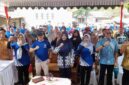 Kepala Dinas Peternakan dan Kesehatan Hewan Kabupaten Tulungagung bersama jajarannya.(Lukman).