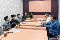 Gerakan Pemuda Saobi (GPS) saat audiensi bersama DPMD Sumenep. 